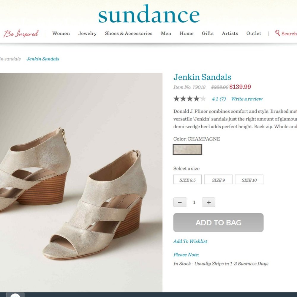 NIB Donald Pliner Jenkins heeled sandals - Picture 15 of 15